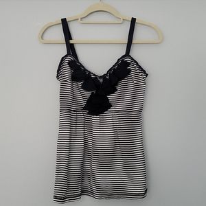Navy and White Maurices Tank Top
